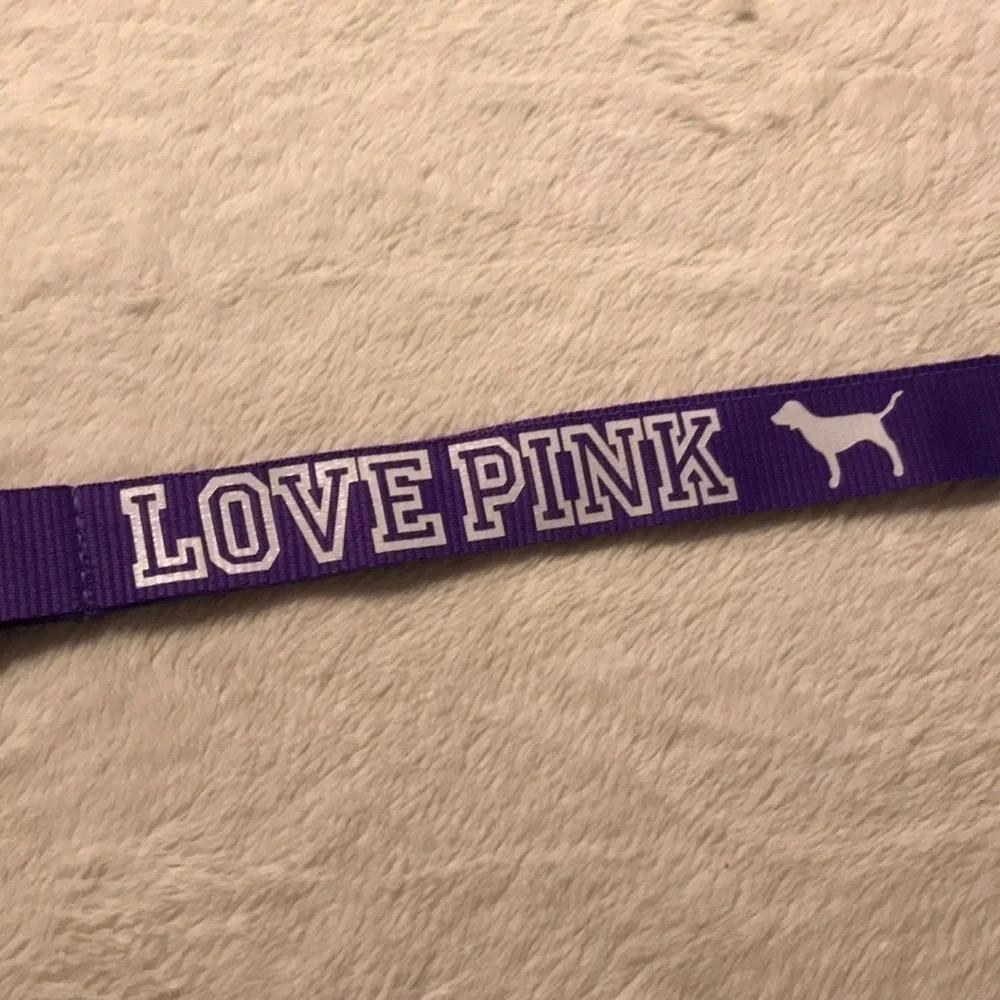 ✅HOST Pick✅ Purple Love Pink Lanyard, NWOT